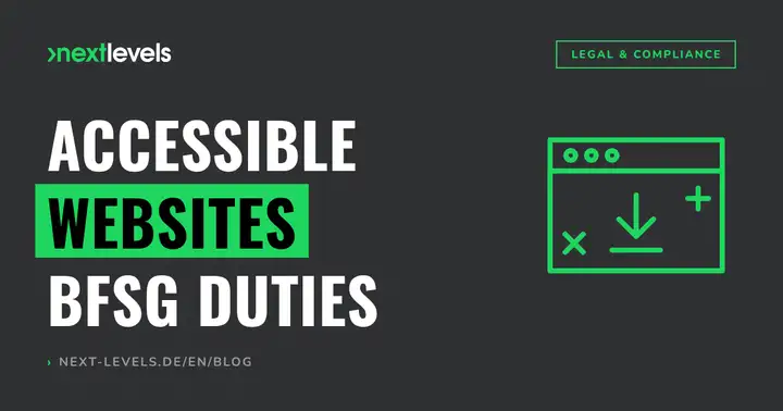 Accessible websites: BFSG requirements, testing, implementation
