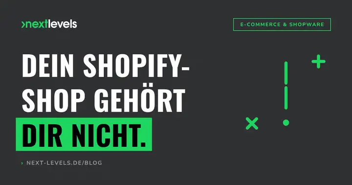 Kommentar: Dein Shopify-Shop gehört dir nicht