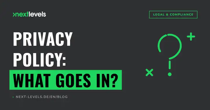 Privacy policy for websites and online shops: what really needs to be included in 2026