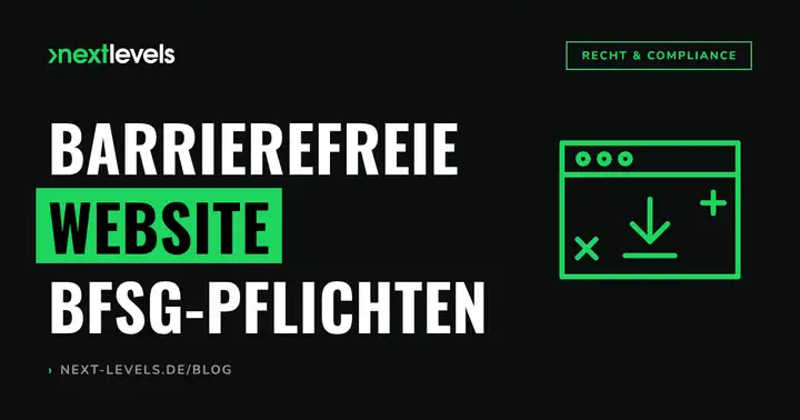 Barrierefreie Website: BFSG-Pflichten, Test, Umsetzung