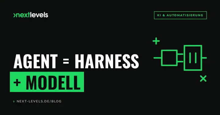 Agent = Harness + Modell: Warum die Modellfrage die falsche Diskussion ist