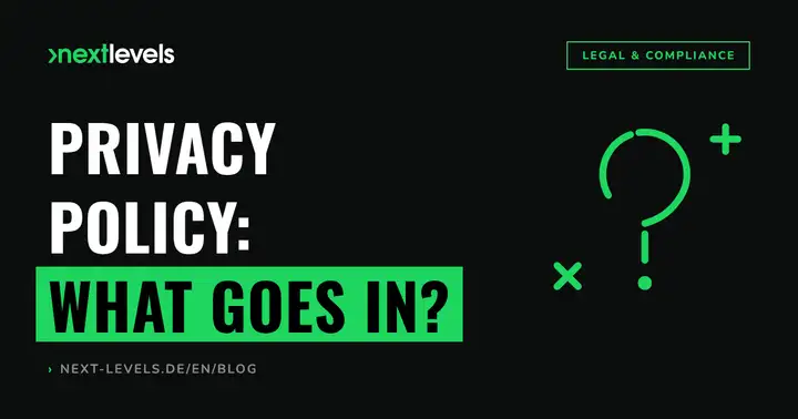 Privacy policy for websites and online shops: what really needs to be included in 2026