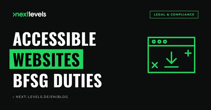 Accessible websites: BFSG requirements, testing, implementation