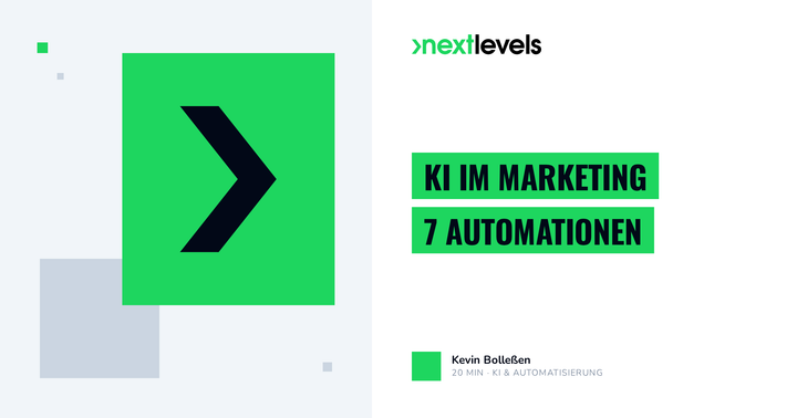 KI im Marketing 2026: 7 Automationen, die du diese Woche einrichten kannst