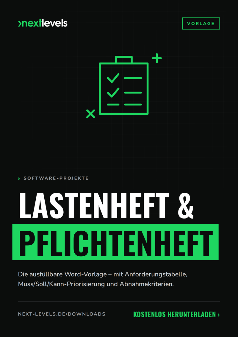 Lastenheft & Pflichtenheft – Vorlage