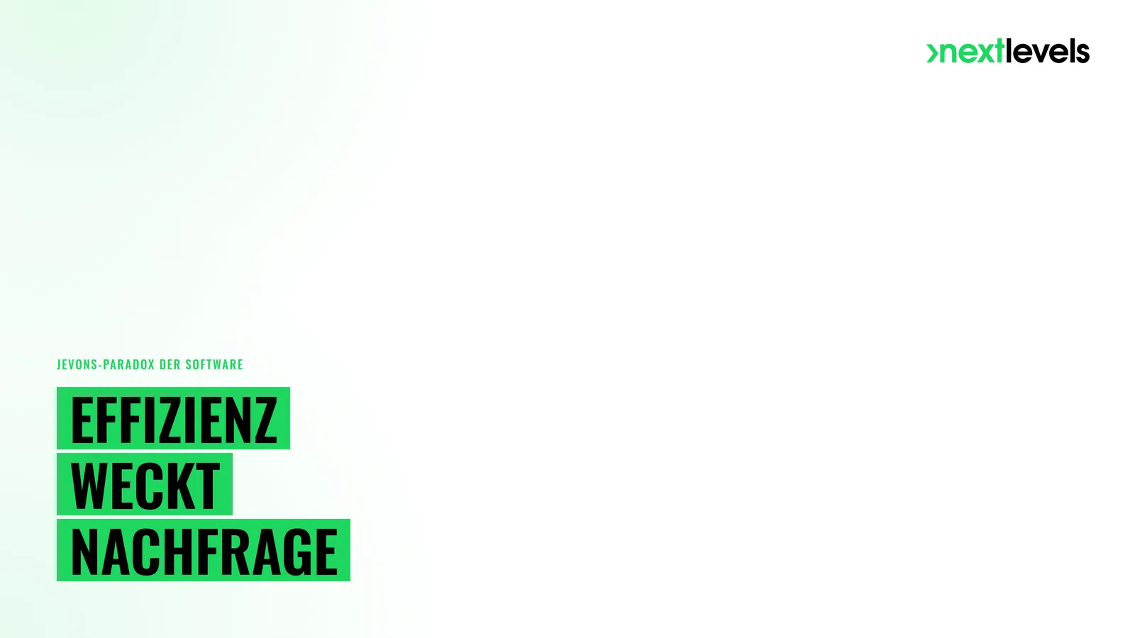 Branded Statement zur Zukunft der KI-Softwareentwicklung: Effizienz weckt Nachfrage