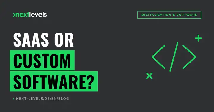SaaS vs. customised software: the decision matrix for SMEs