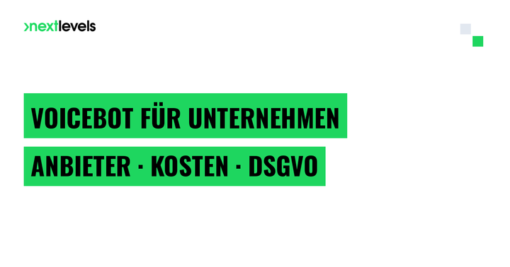 Voicebot für Unternehmen: Anbieter, Kosten & DSGVO im Überblick