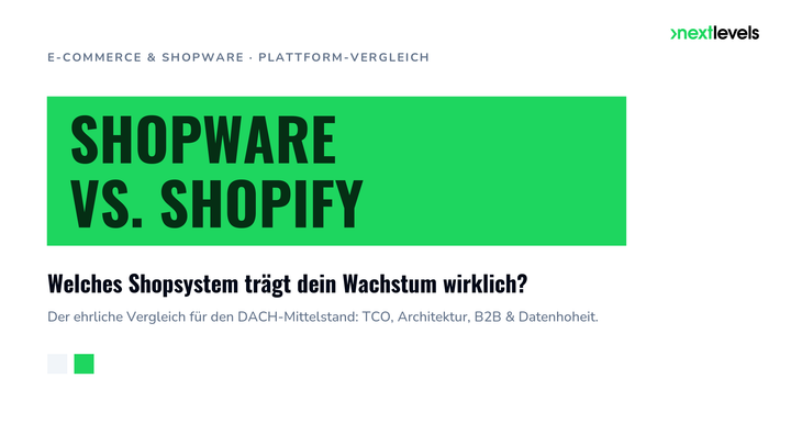 Shopware vs. Shopify: Welches Shopsystem trägt dein Wachstum wirklich?