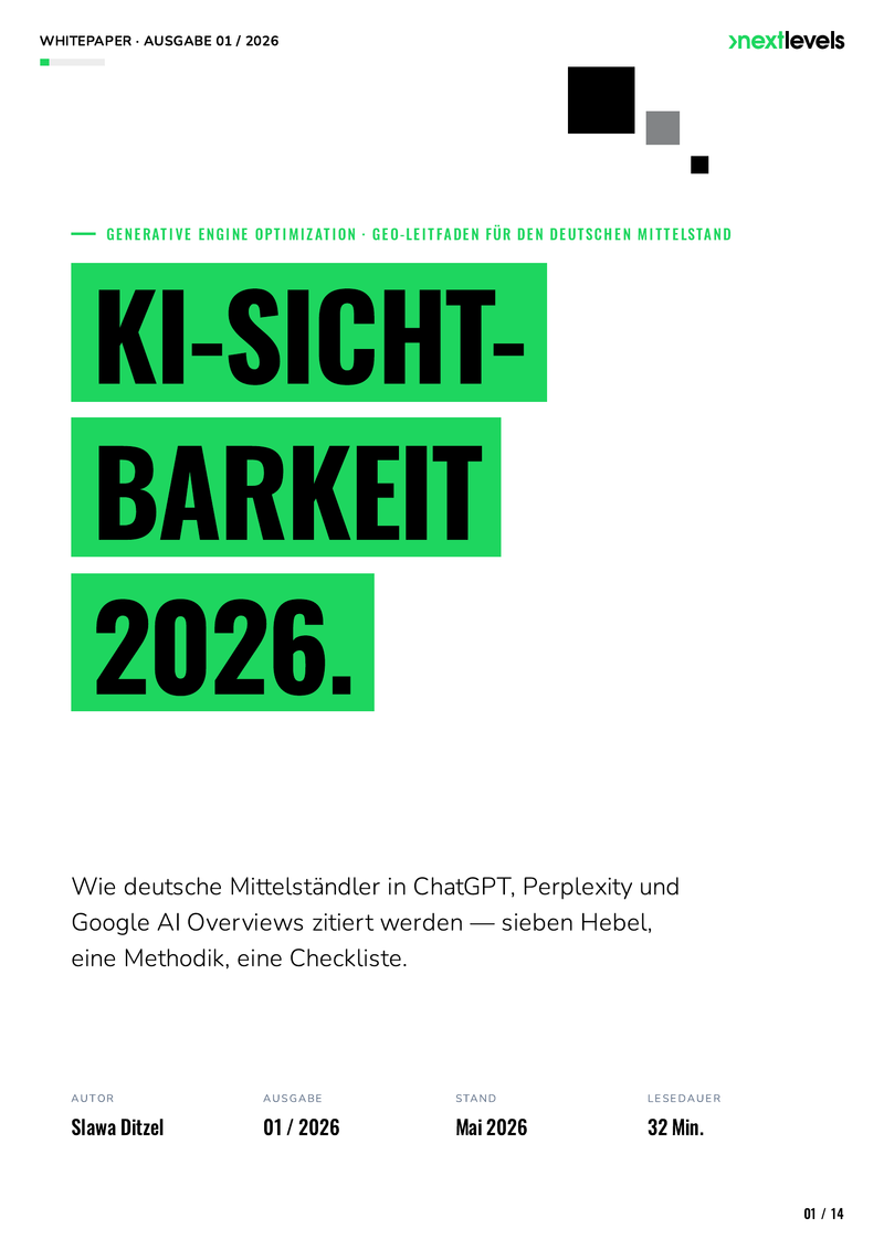 GEO Leitfaden für den Mittelstand