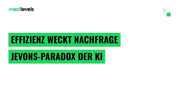 Jevons-Paradox der Software: KI schreibt den Code, und die Nachfrage explodiert
