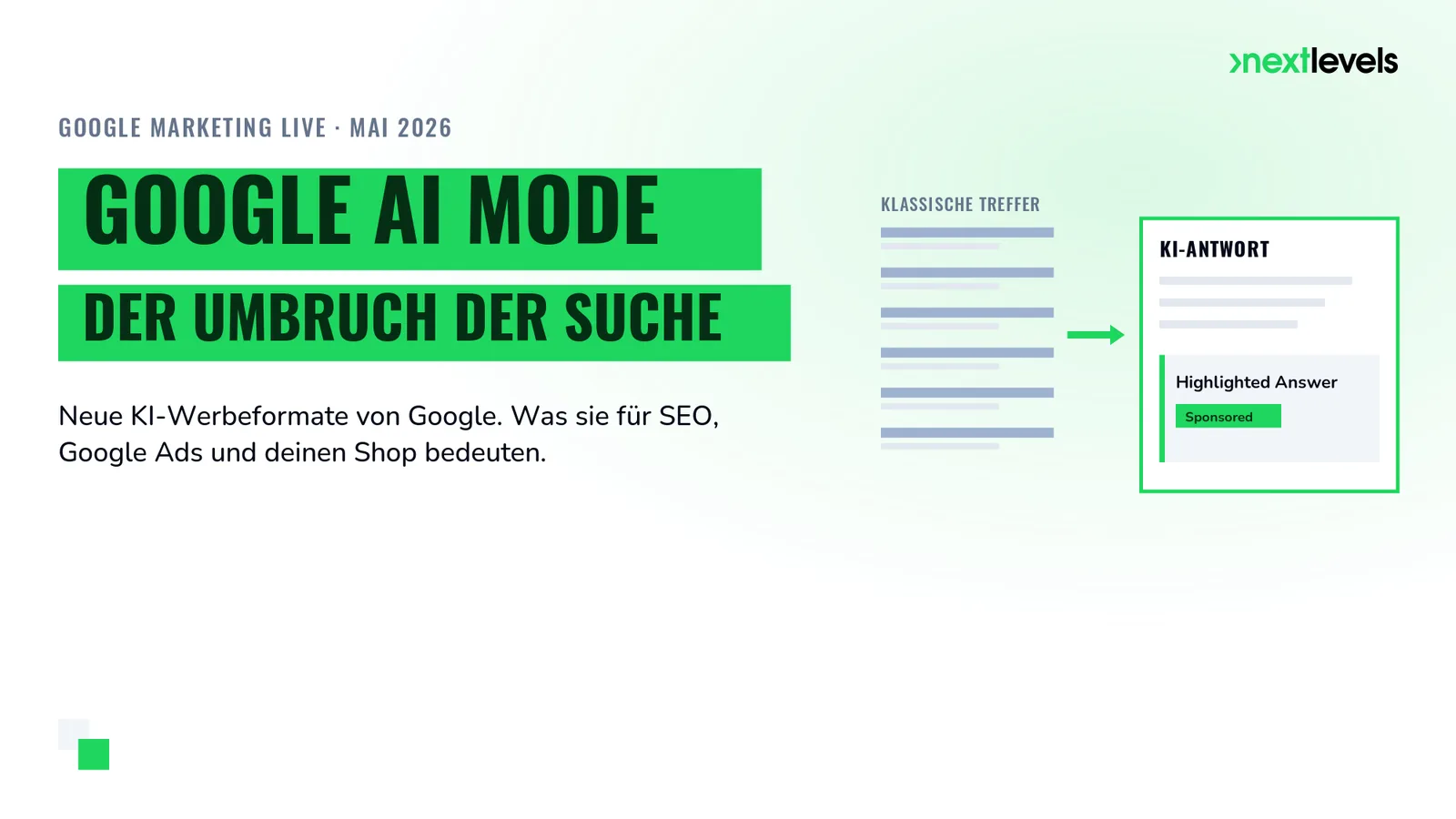 Google AI Mode: Übergang von der klassischen Linkliste zur generativen KI-Antwort in der Google-Suche