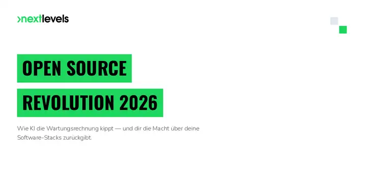 Open Source Revolution: Wie KI die Wartungsrechnung kippt und dir die Macht über deine Software zurückgibt