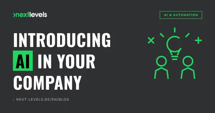 Introducing AI in the company: Training, use cases and the first steps