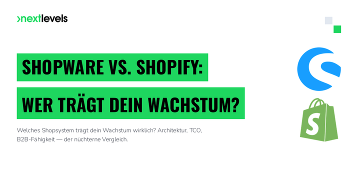 Shopware vs. Shopify: Welches Shopsystem trägt dein Wachstum wirklich?
