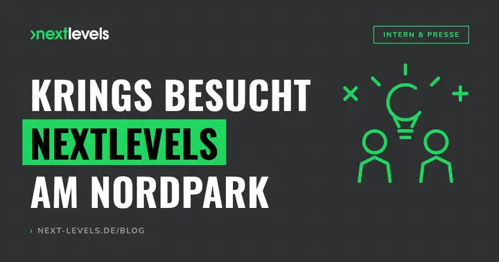 Krings visits digital agency nextlevels at Nordpark