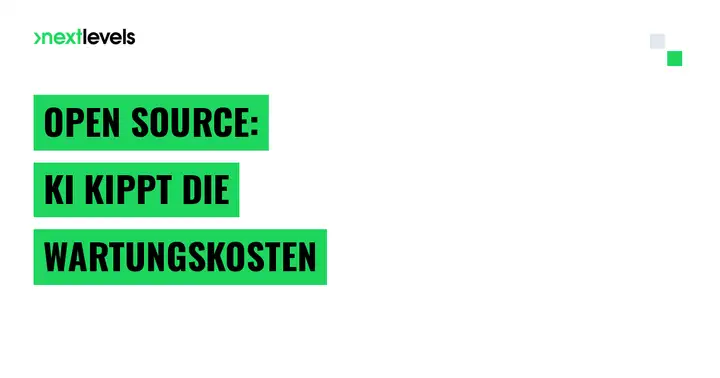 Open Source Revolution: Wie KI die Wartungsrechnung kippt und dir die Macht über deine Software zurückgibt
